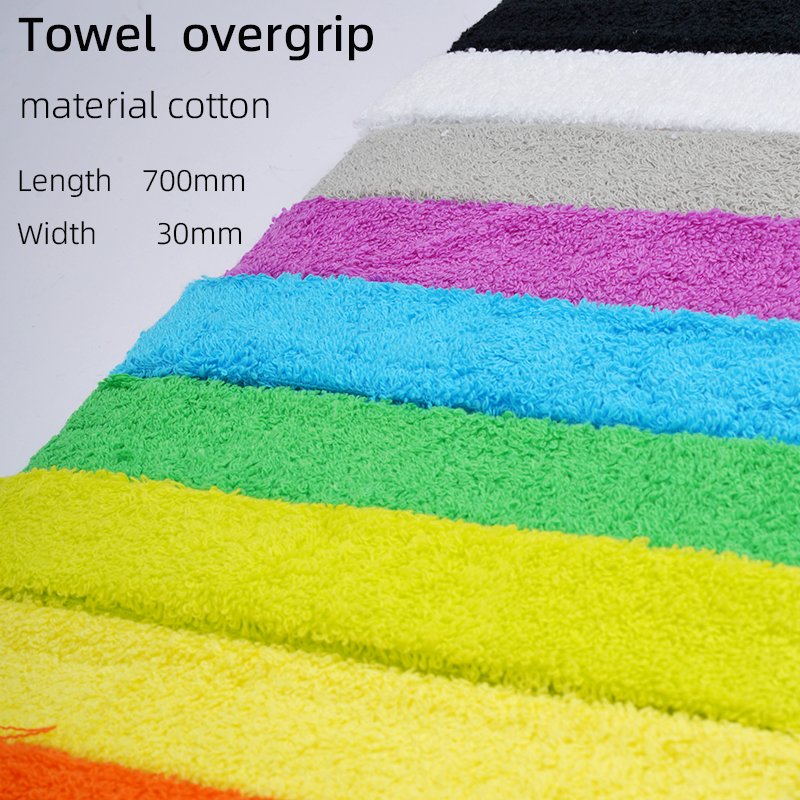 Towel Fabric Badminton Racket Handle Overgrip Racket grips Towel cotton hand grip