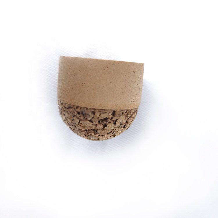 Factory wholesale High Quality Durable 2-Layer PU fiber and Soft Wood Badminton Head Shuttlecock Head with Cork