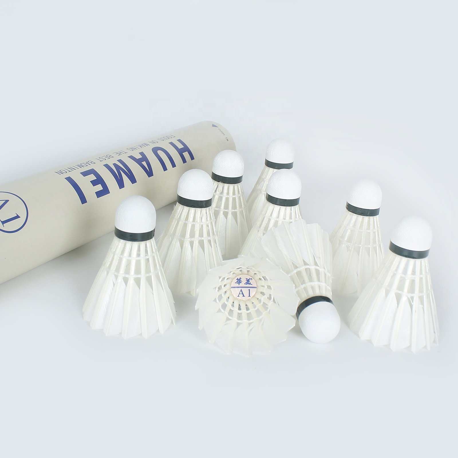 Real Factory Training Badminton Ball Indoor Outdoor Ball Duck Feather Badminton Shuttlecocks