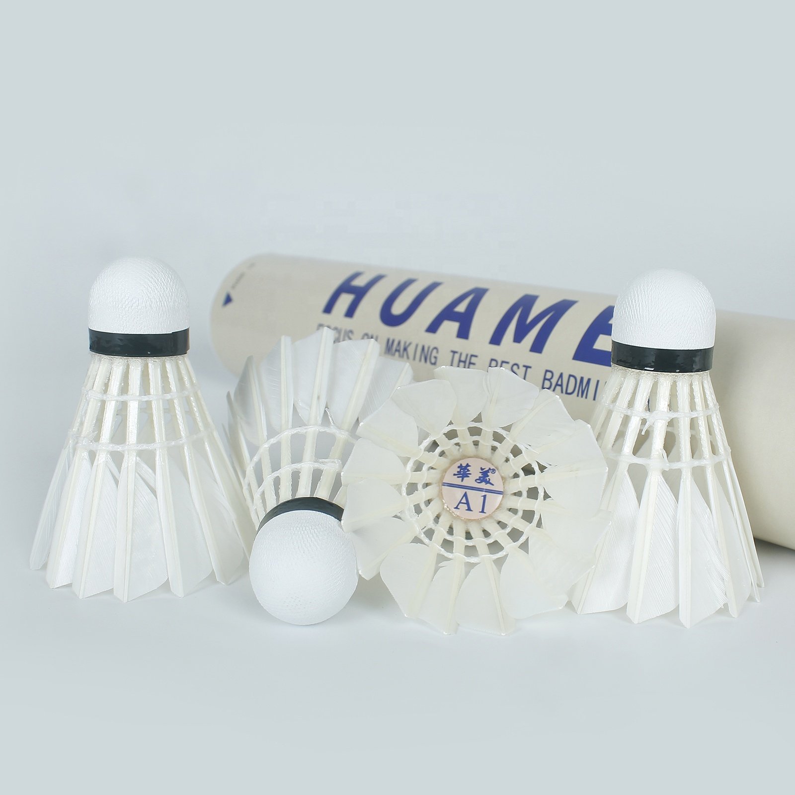 Real Factory Training Badminton Ball Indoor Outdoor Ball Duck Feather Badminton Shuttlecocks