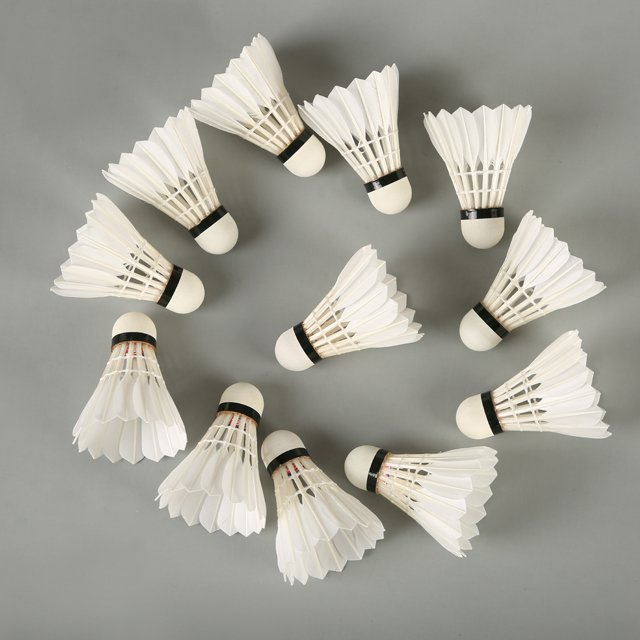 Top Grade Shuttlecocks Goose Feather Badminton Shuttles For Club Competition