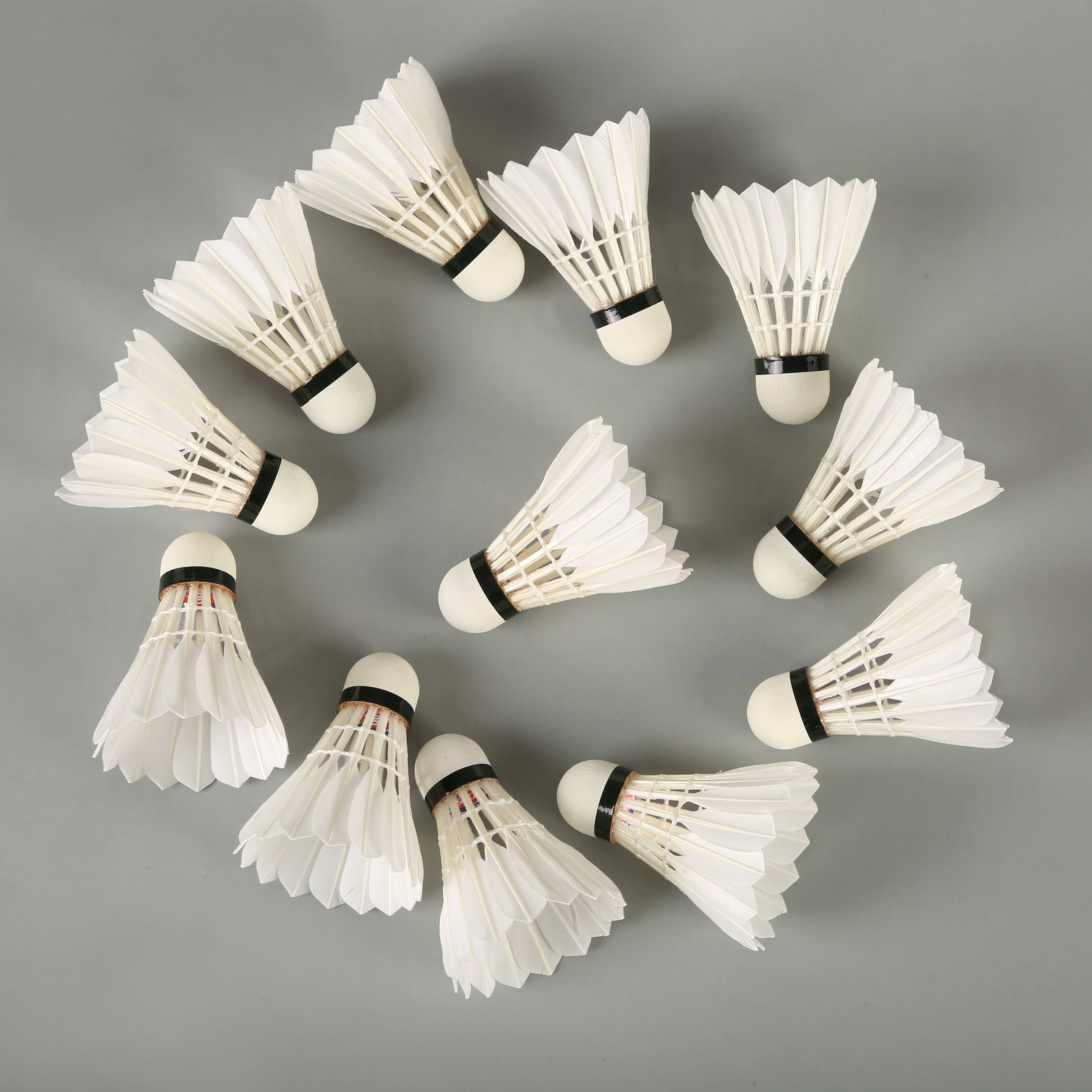 Dimgray Shuttlecock Goose Feather Shuttlecock
