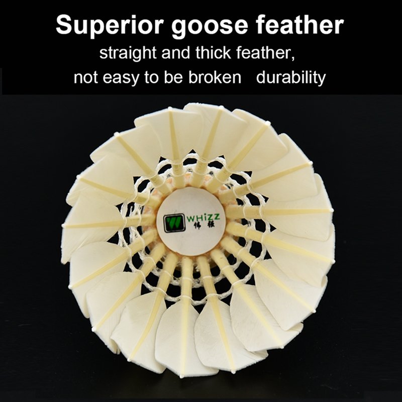 China Factory Durable High Quality New Design Goose Feather Shuttlecocks
