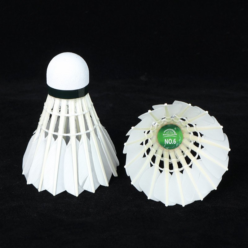 12Pcs/lot Badminton Goose Feather Shuttlecock Durable Badminton Ball for Training Exercise tournament competition