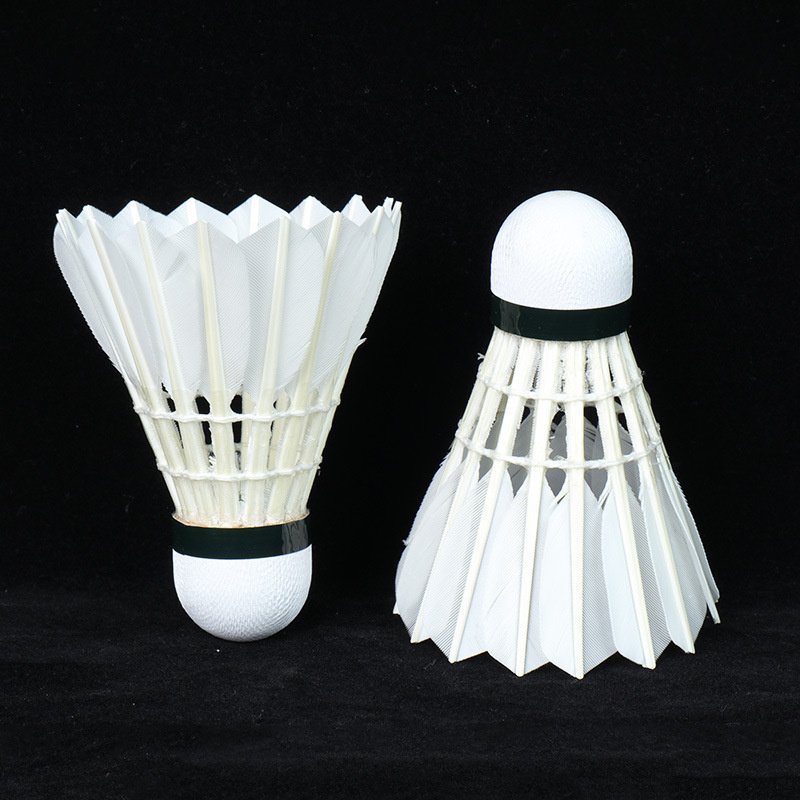 12Pcs/lot Badminton Goose Feather Shuttlecock Durable Badminton Ball for Training Exercise tournament competition