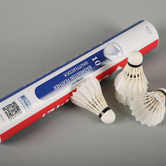 China factory ling mei 10 goose feather shuttlecock good for club use