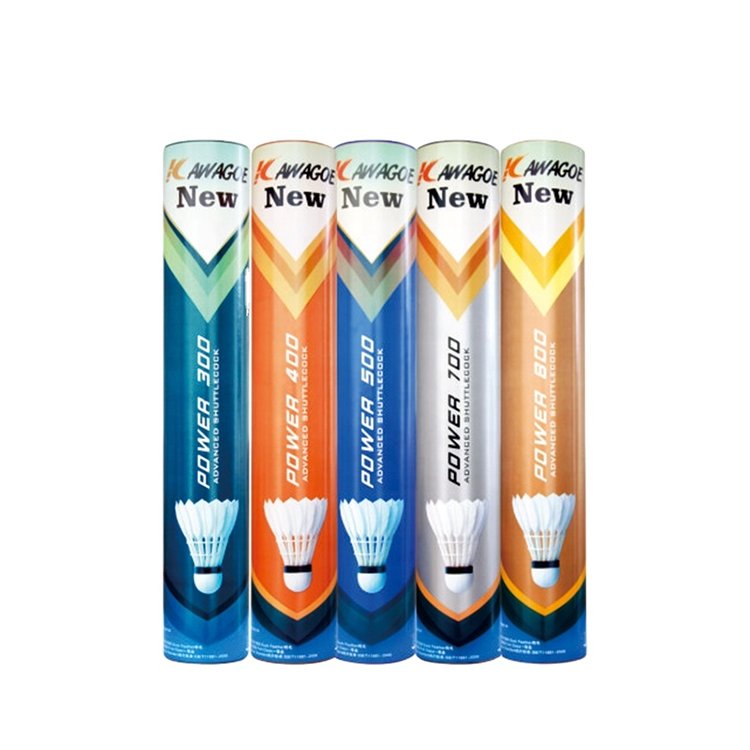 Strong Durability Single Side Goose Feather Badminton Shuttlecocks For Amateur And Professional Players