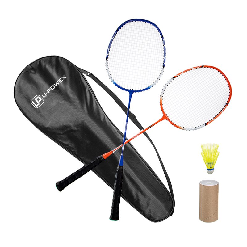 Factory Directly Sale Badminton Set Wholesale Alloy Steel Badminton Rackets Set for Beginners