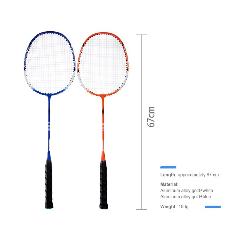 Factory Directly Sale Badminton Set Wholesale Alloy Steel Badminton Rackets Set for Beginners