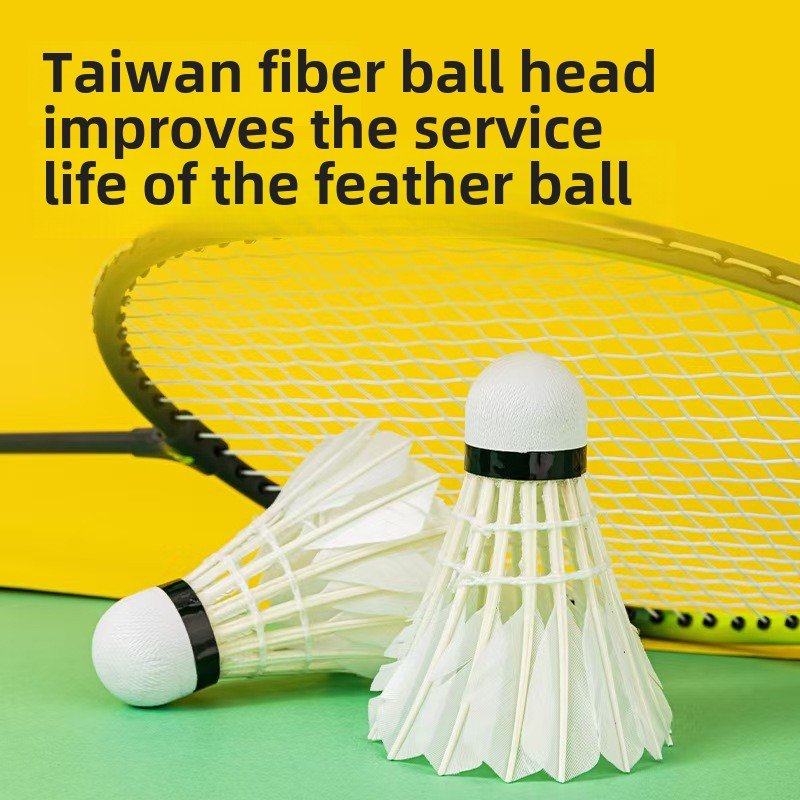 Deli High Quality F2202 Badminton Racket Goose Feather Cork Super Durability Sport Training Competition Class Wholesale