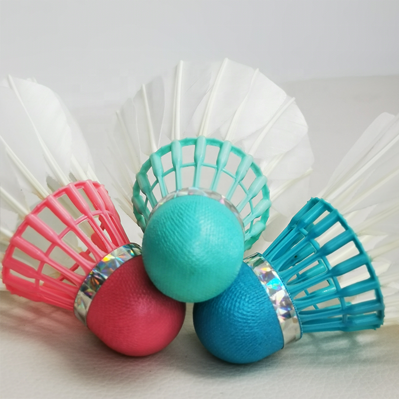 New Arrivals Wholesale Original Source 3in1 Shuttlecock Badminton Hybrid Shuttles Goose Feather Durable for Training Use
