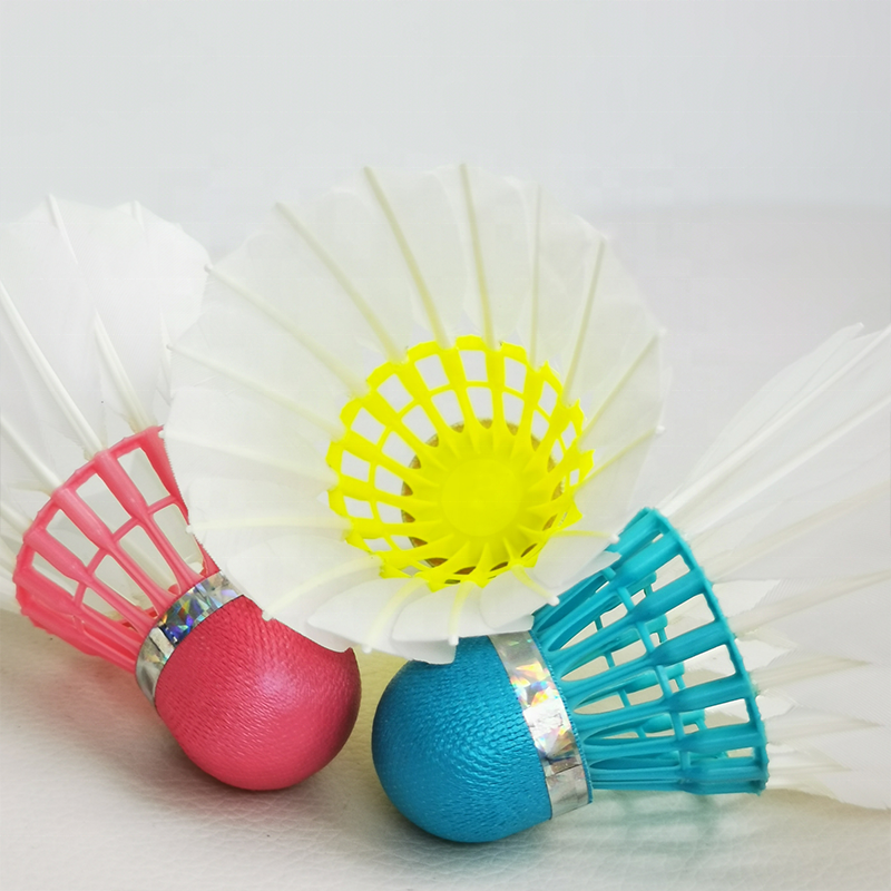 New Arrivals Wholesale Original Source 3in1 Shuttlecock Badminton Hybrid Shuttles Goose Feather Durable for Training Use