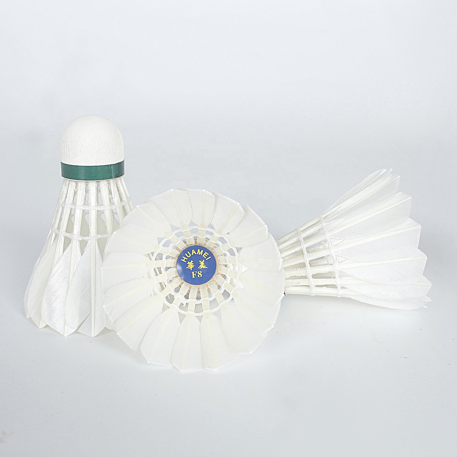 Manufacture Direct Selling High Quality White Goose Feather Durable Badminton Shuttlecock For Professional Player