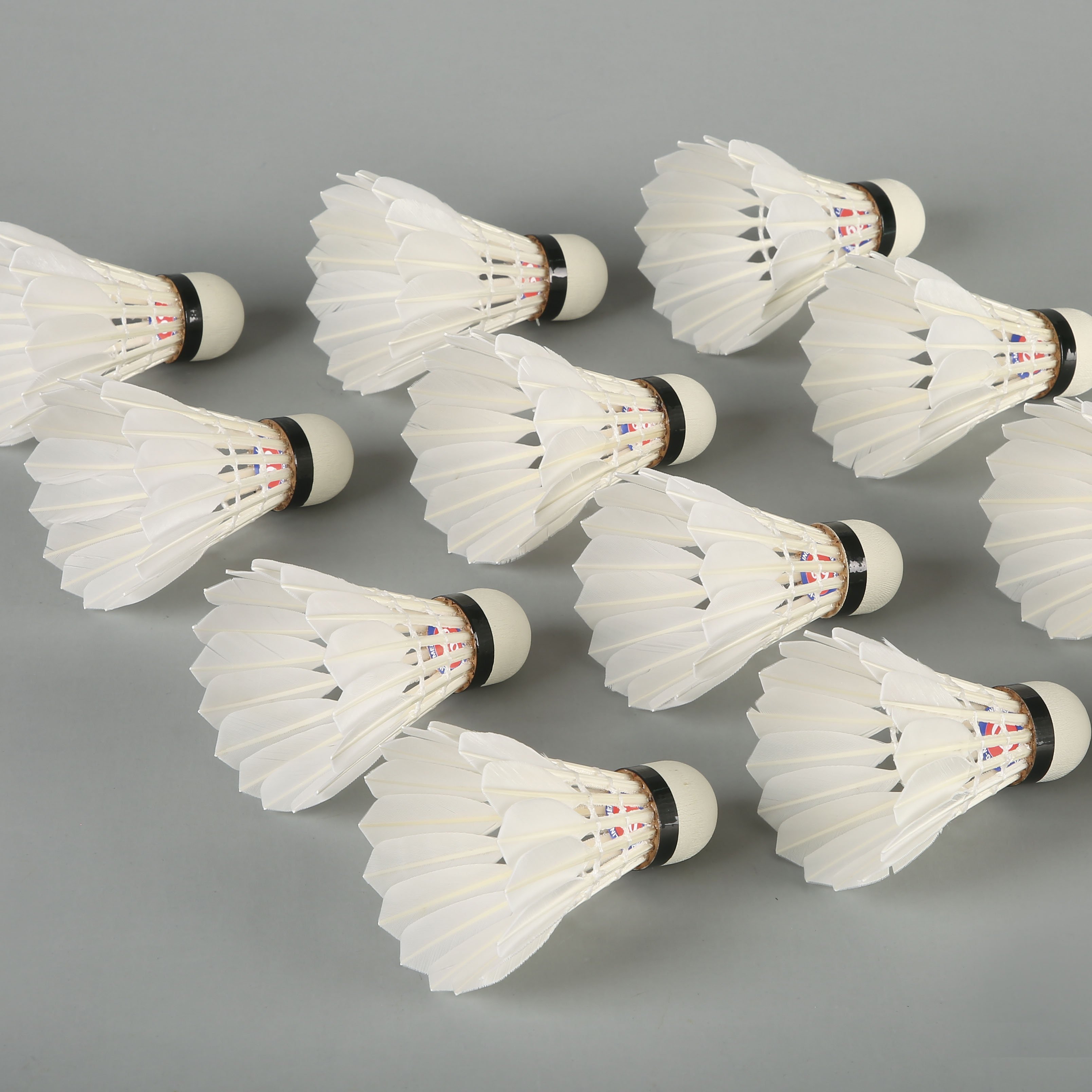 Training High Durability Goose Feather shuttlecock Lingmei 10pro In Stock