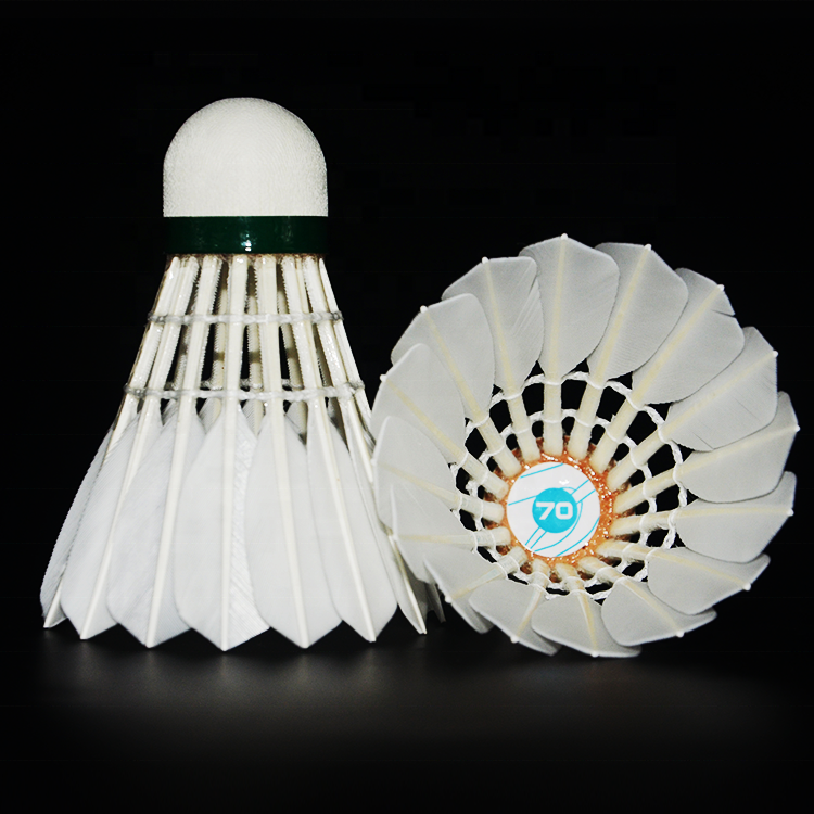 Wholesale Manufacturer Goose Feather Badminton Shuttlecocks for Tournaments High Quality Volant de badminton