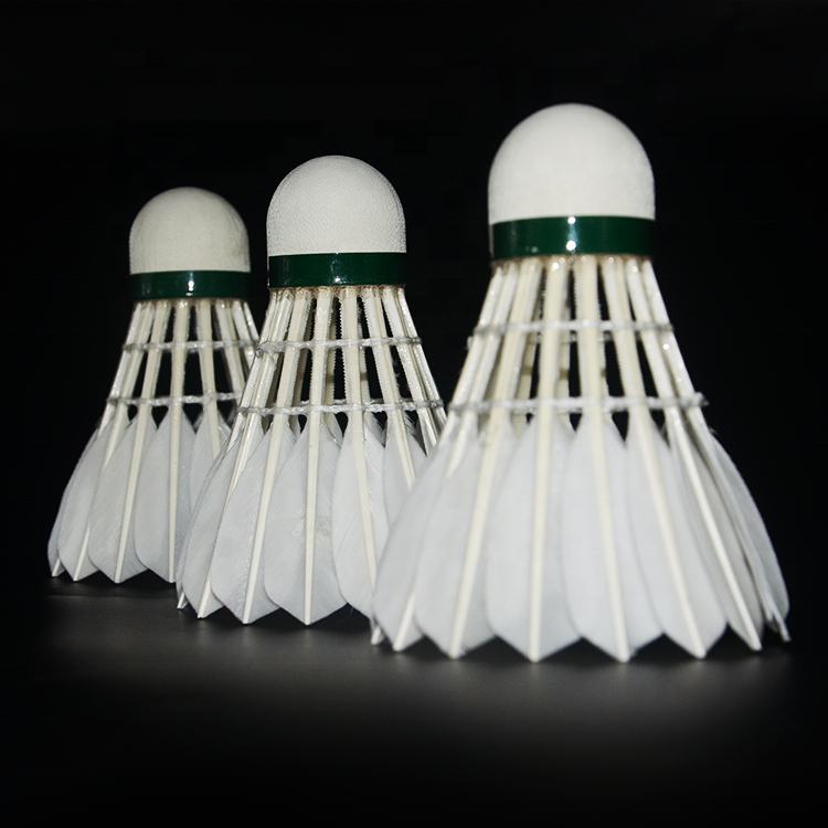 Wholesale Manufacturer Goose Feather Badminton Shuttlecocks for Tournaments High Quality Volant de badminton