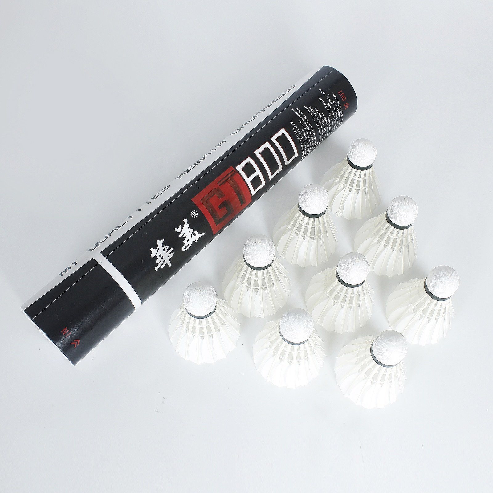Top Quality Durable Goose Feather Badminton Shuttlecock Made In China With Factory Price Suit For Tournament Training