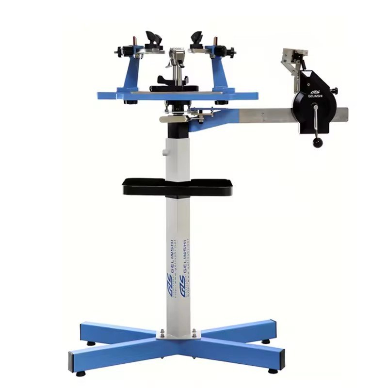 GLS-16406 straight line rails manual stand shuttlecock tennis stringing machine