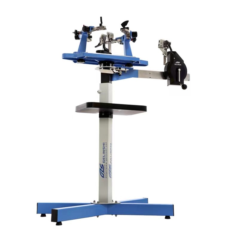 GLS-16406 straight line rails manual stand shuttlecock tennis stringing machine
