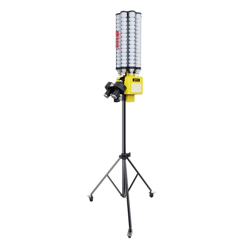 2024 New Arrival Siboasi Intelligent Badminton Shuttlecock Practice Shooting Machine APP control Badminton Machine for Player
