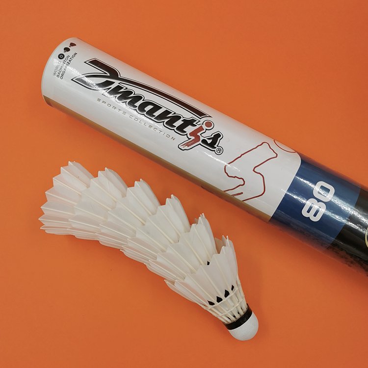 Dmantis D80 1st class Goose Blade Feather Competition Premium Badminton Shuttlecocks 3-Layer Sandwich Cork Factory Original BWF