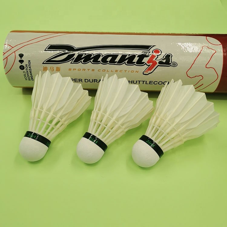 Top Quality Hybrid Badminton Shuttlecocks Dmantis brand Duck Feather Badminton for Professional Competition wholesale badminton