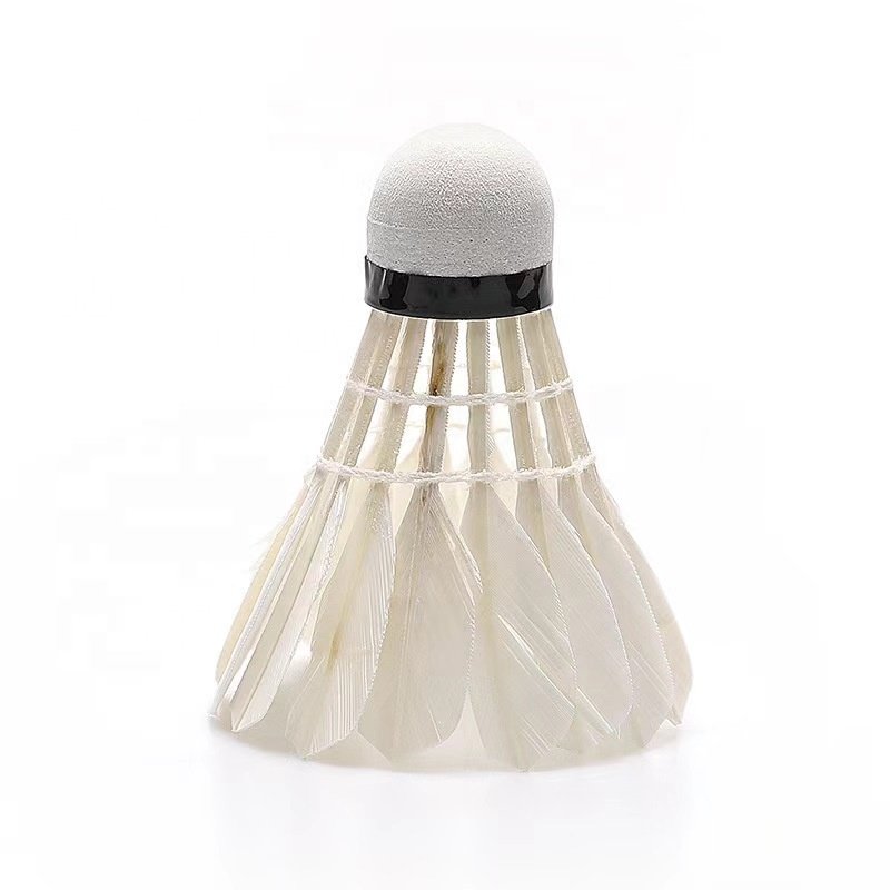 High Quality Custom Goose & Duck Feather Tournament Badminton Shuttlecocks High-Speed Factory Wholesale