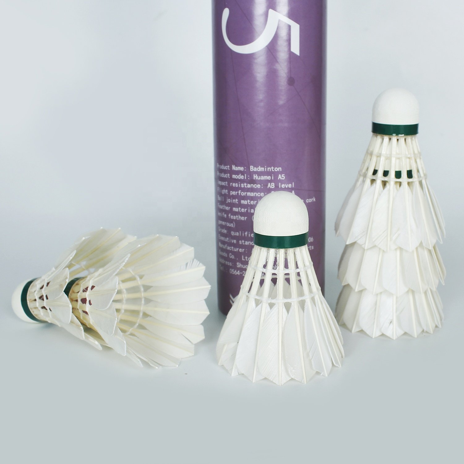 Excellent Badminton Shuttlecock Goose Feather Not Easy to Break Durable Suitable For Practice And Training