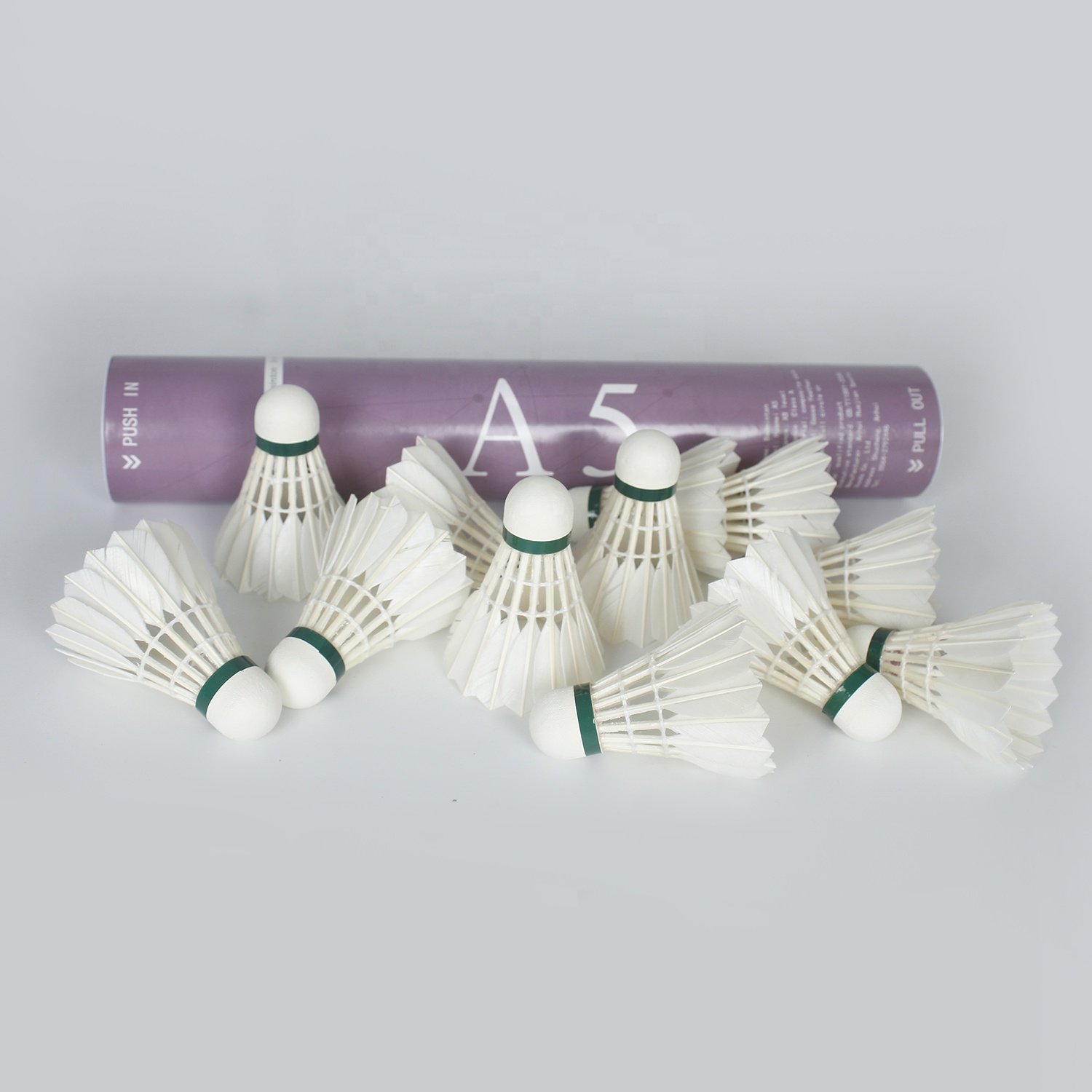 Excellent Badminton Shuttlecock Goose Feather Not Easy to Break Durable Suitable For Practice And Training