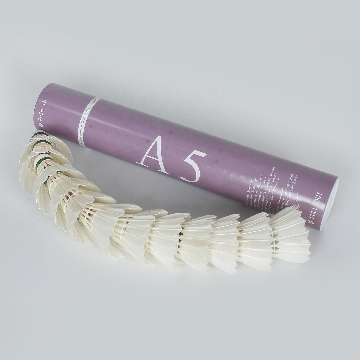 Excellent Badminton Shuttlecock Goose Feather Not Easy to Break Durable Suitable For Practice And Training