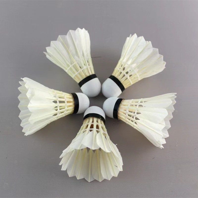 Customize Goose Shuttles Badminton Athlete Promotion New Product Feather Shuttlecock