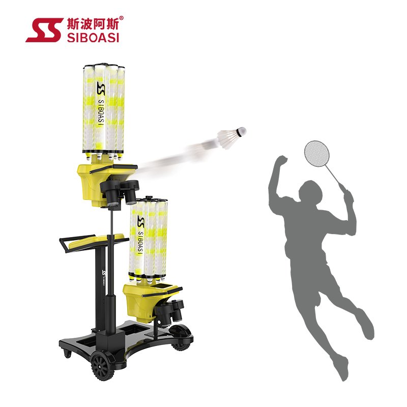 Best Training equipment S8025 SIBOASI Badminton launcher feeding Machine