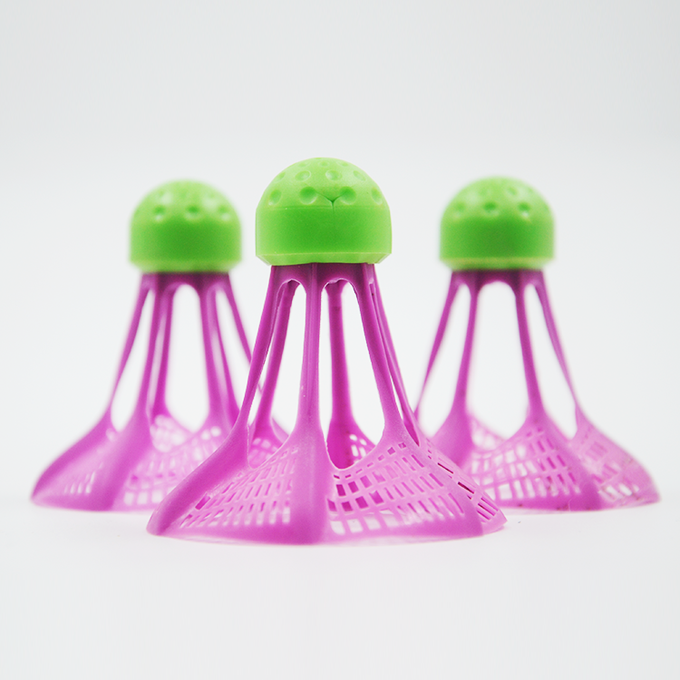 Outdoor Plastic Shuttlecock Windproof Elastic Air Shuttle Balls Supplier Shuttlecock Cork Nylon Shuttle Badminton