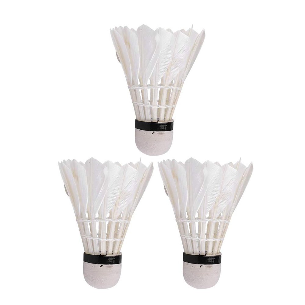 Badminton Goose Feather Shuttlecocks Stable and Durable High-Speed Badminton Shuttles Sports Training Badminton Balls