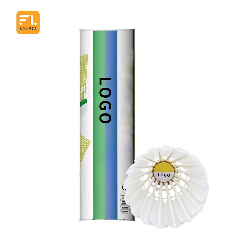 BWF Approved Durable Badminton Ball High Speed Super Cork Straight Long Goose Feather Shuttlecock