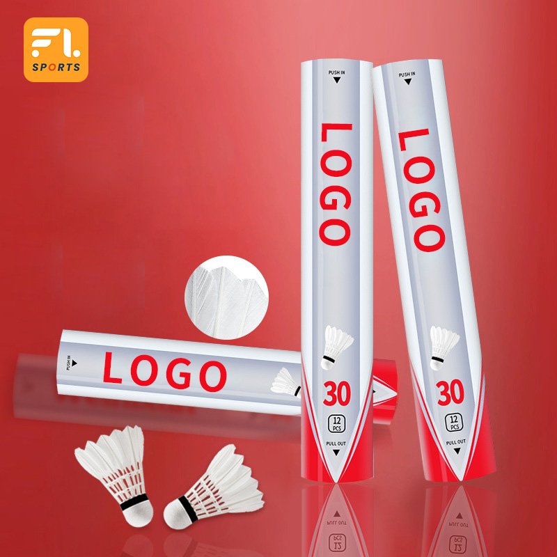 BWF Approved Durable Badminton Ball High Speed Super Cork Straight Long Goose Feather Shuttlecock