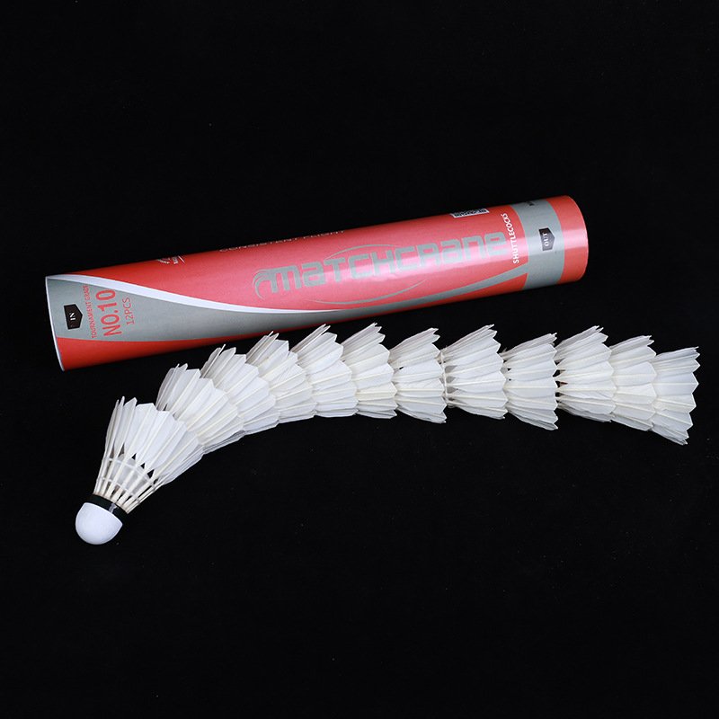 Match Crane M10 Model Shuttles Badminton Durable Training Sports Light Weight Professional Feather Badminton Shuttle