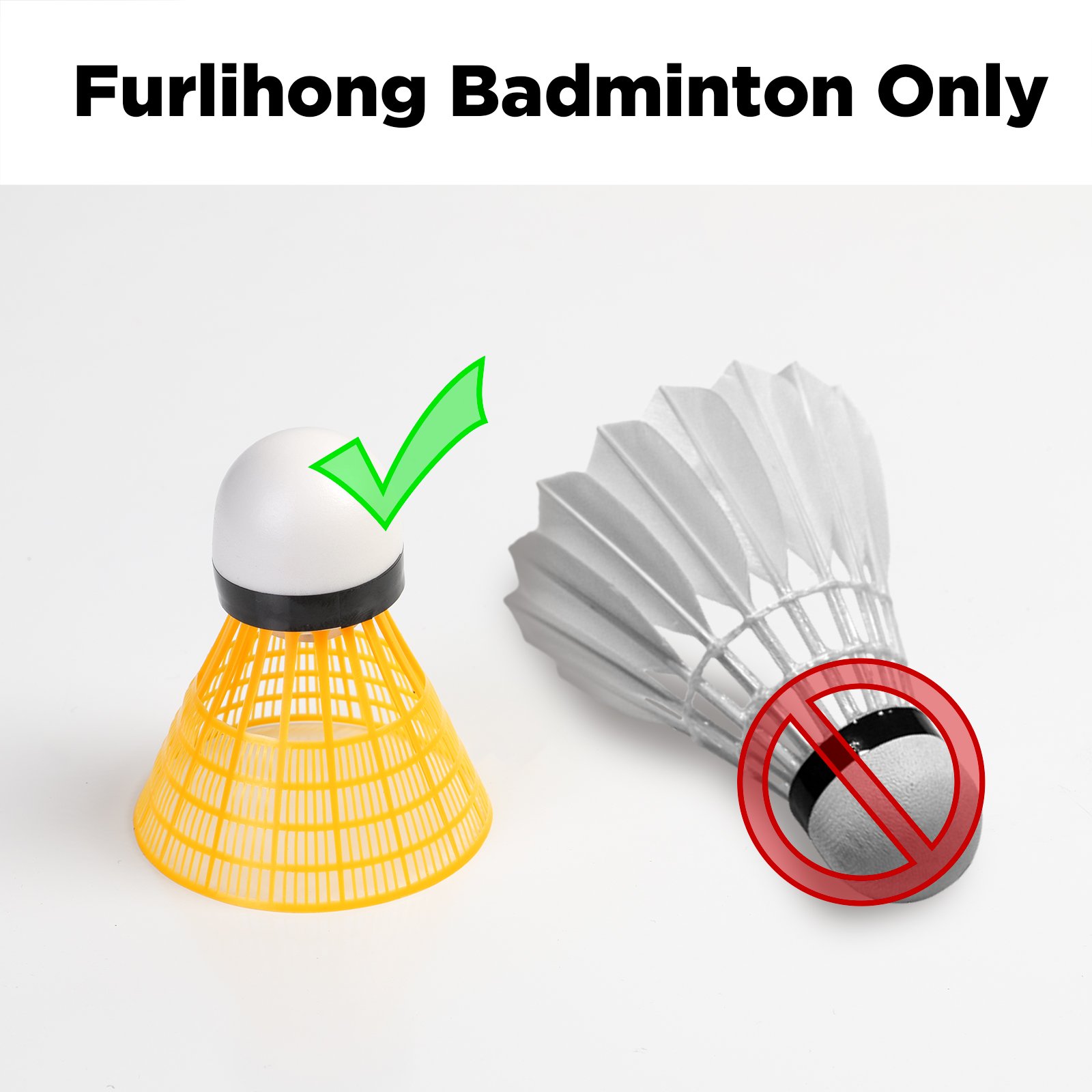 Furlihong 23803BH Badminton Pitching Machine Set for Baseball Practice,