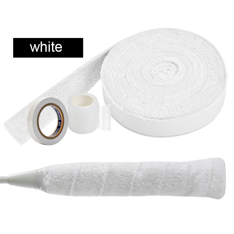 custtom 5m overgrips badminton de tennis toalla cotton towel grip sweat band over grip tape grips