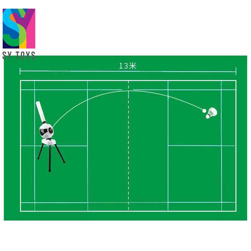 SY Automatic training pitcher kit sport toys shuttlecock launcher badminton ball machine
