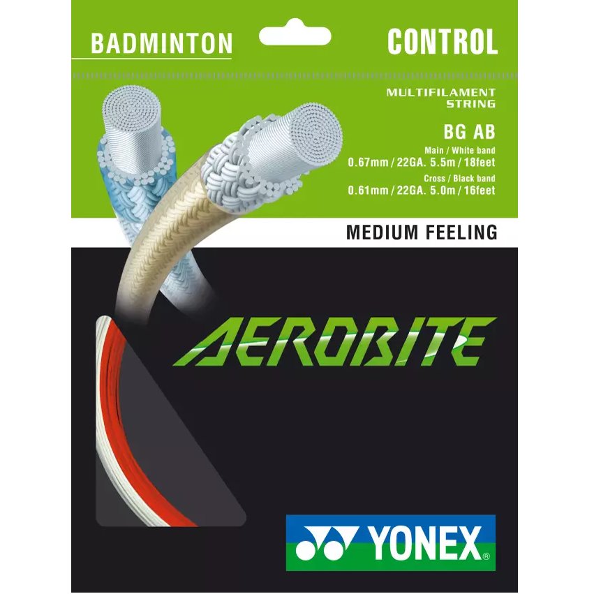 Yonex badminton racquet string BGAB AEROBITE 10M