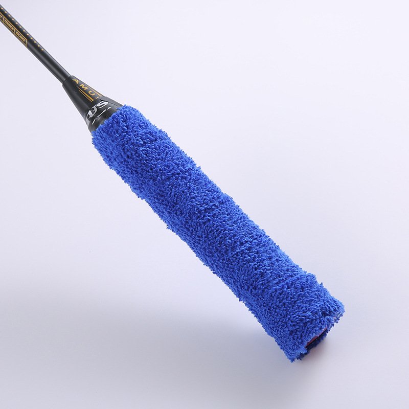 Colorful Non-Slip Towel Grip Badminton Tennis Racket Over Grip absorbent fibres Wholesale badminton towel grip