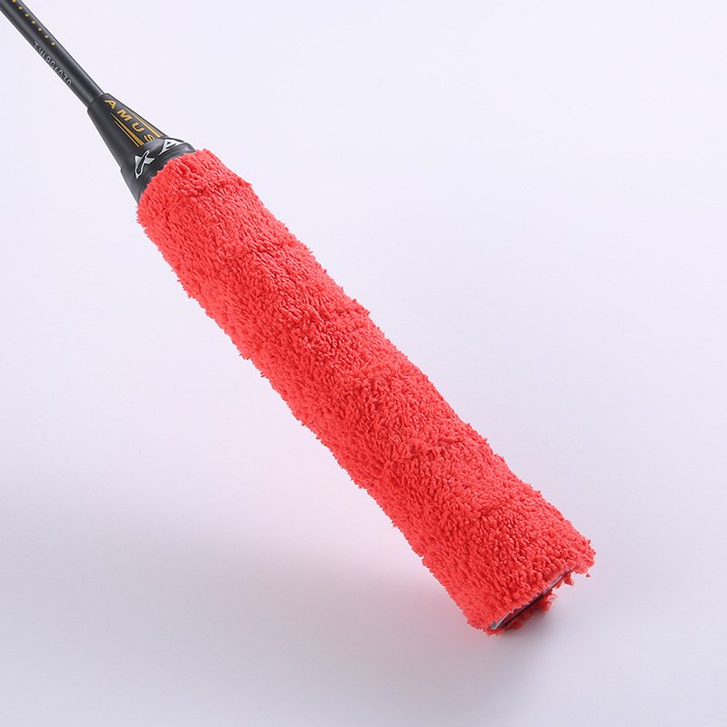 Colorful Non-Slip Towel Grip Badminton Tennis Racket Over Grip absorbent fibres Wholesale badminton towel grip