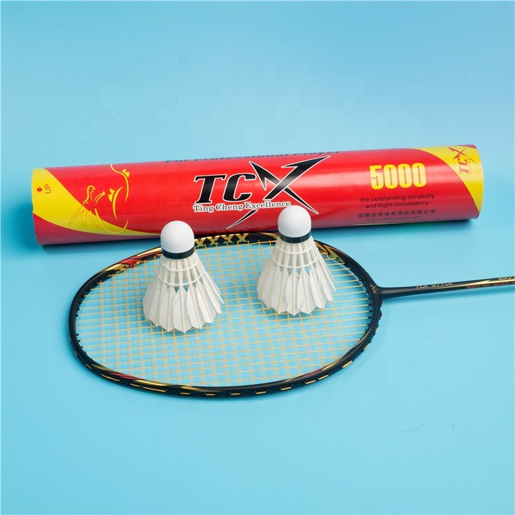 *TCX5000 Aeroplane badminton goose feather shuttleock for professional tournament shuttlecock