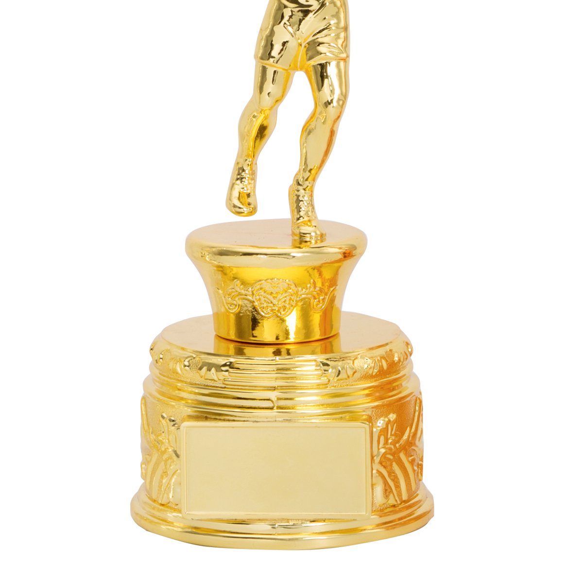 High Quality Custom Gold Metal Badminton Trophy Award Sports Souvenir Metal Award Shuttlecock Trophies