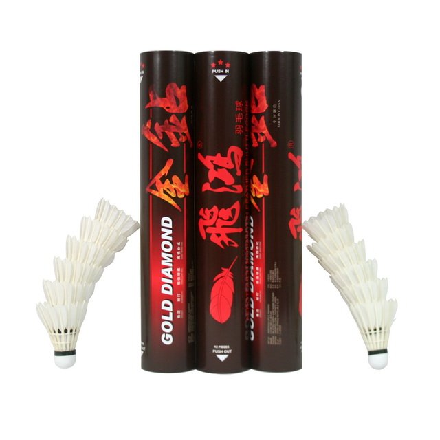Good quality goose feather shuttlecocks for Player grader SPEED 76