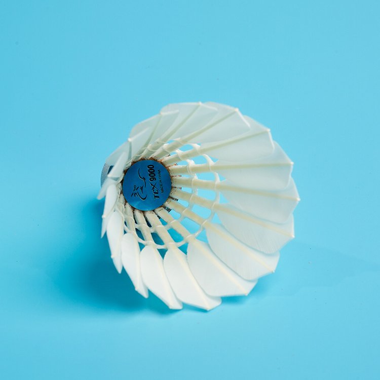 TCX 9000 Great Goose Feather Badminton Shuttlecock Suitable for for Professional Players Outdoor and Indoor Badminton Sports