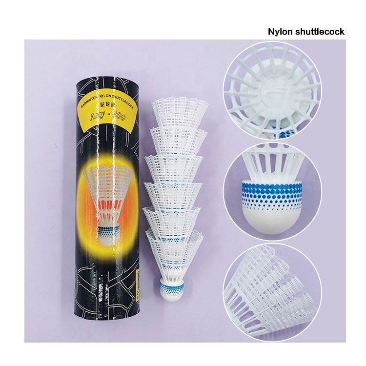 New Design Nylon Shuttlecock for Badminton Sports Training Factory Supply Ribbon Shuttlecock Ribbon Nylon Ball