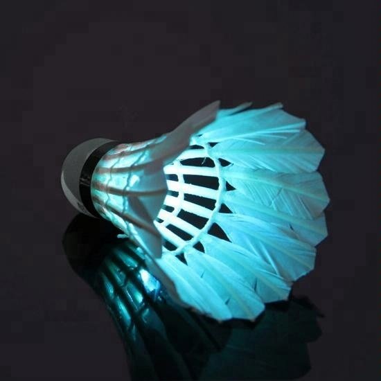 Konford Popular Custom Glowing In The Dark LED Badminton Shuttlecock High Cost Performance Nylon Balls From China Manufacturer