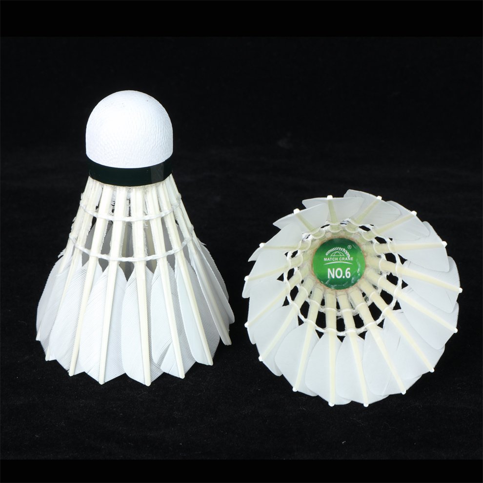 12 Pcs Shuttle Cock Badminton Shuttlecock Duck Feather Shuttlecocks For Club Training